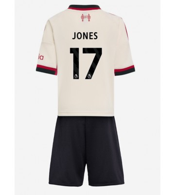 Liverpool Curtis Jones #17 Udebanetrøje Børn 2025-26 Kortærmet (+ Korte bukser)